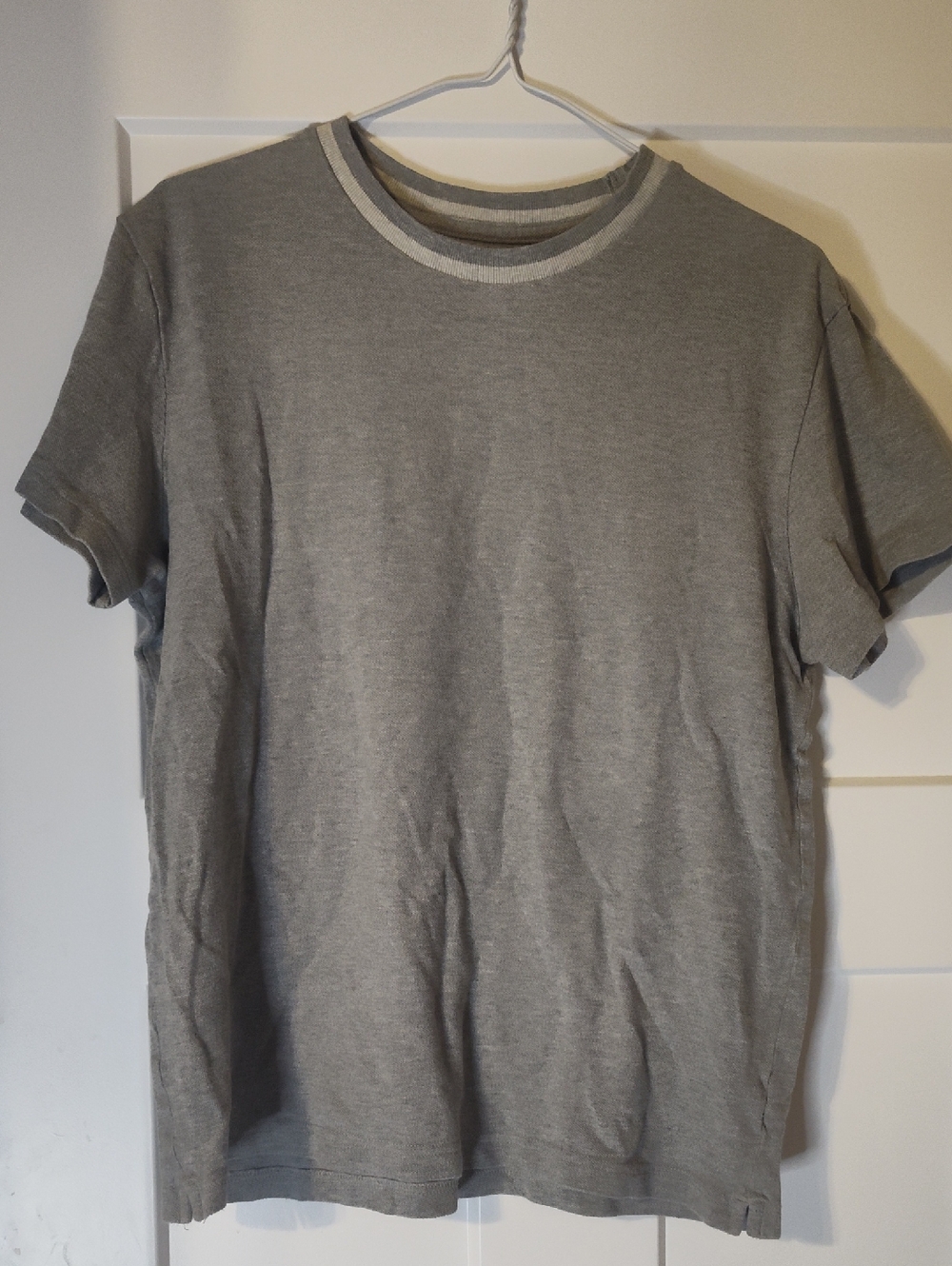 90s Hudson Jeans Grey Short Sleeve Crew Neck T-Shirt